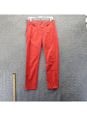 Gap Jeans Womens 25 Orange Sexy Boyfriend Corduroy